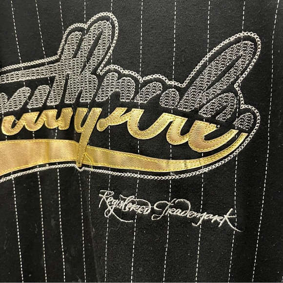 Southpole VTG Y2K Pinstripes Pullover Hoodie Mens Authentic Collection XXL Baggy - Picture 7 of 10